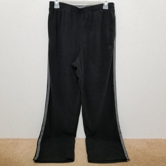 Starter sweatpants XL 14/16 NWT micro fleece tuxedo stripe pockets lounge sweats - Picture 1 of 11